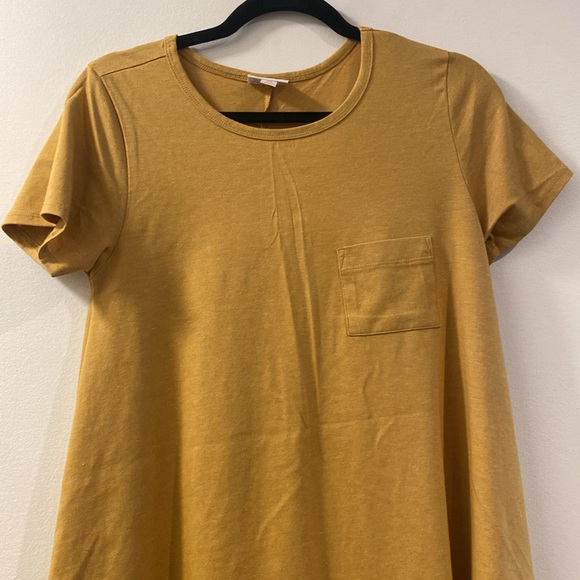 Lularoe | Mustard Swing High‎ Low Dress - Picture 2 of 4